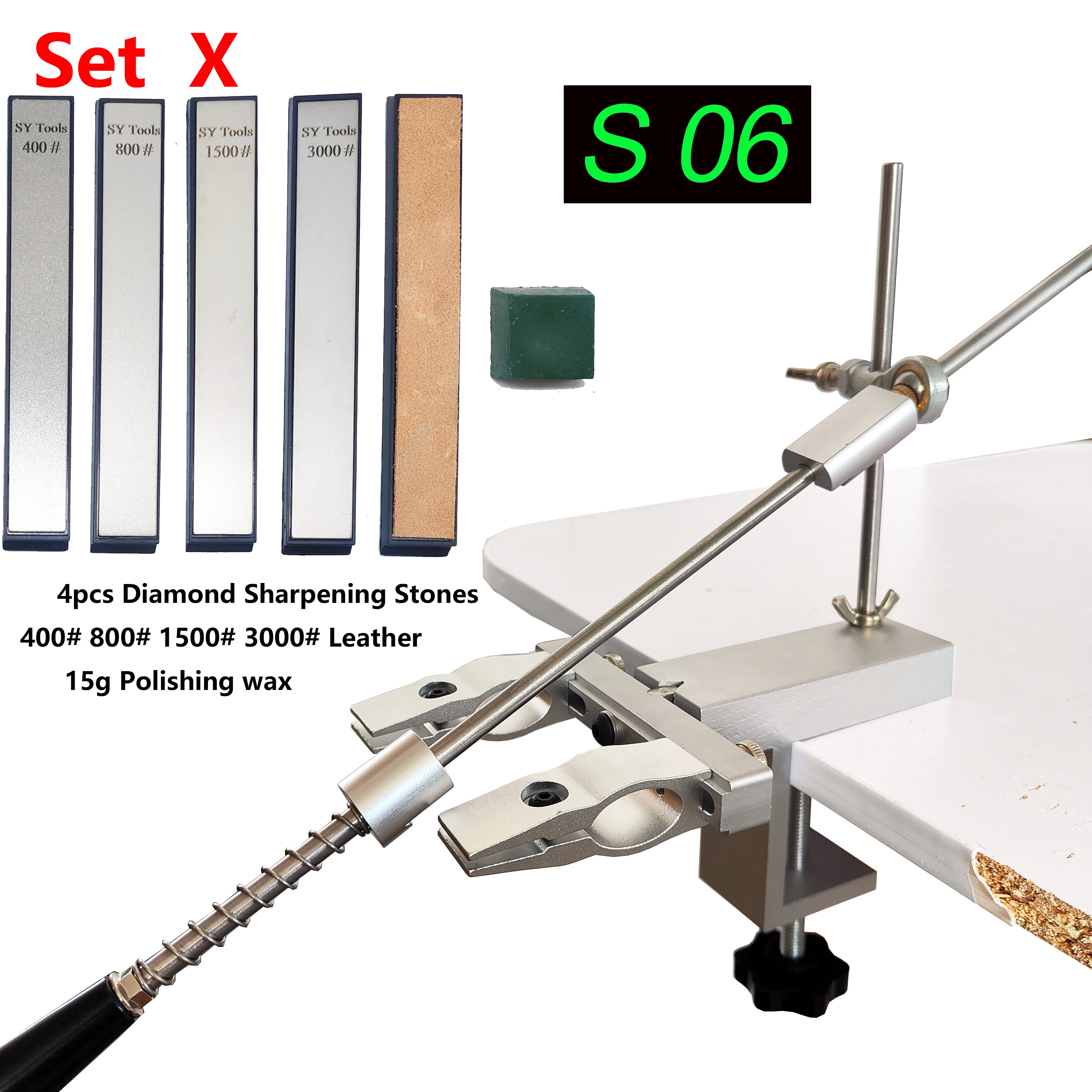 

Профессиональная Точилка Для Ножей Apex S09 С Фиксированным Углом, В Комплект Входят Алмазные Камни