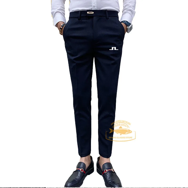 

Summer New Trousers High Waist Slim Fit Slim Pants Sport Quick-drying Breathable Sweat-wicking Sunscreen Ball Men Pants