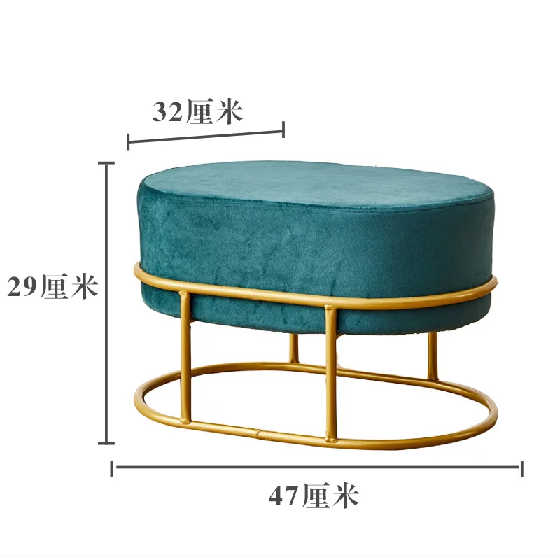 Luxury Protable Chair Small Wood Stool Nordic Stackable Pink Bench Creative Chair Hallway Meubles De Salon Household Furniture images - 6