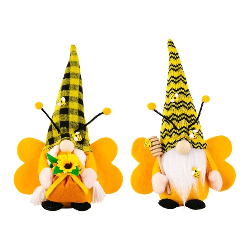 

Праздничное Полосатое гном в виде пчелы с крыльями