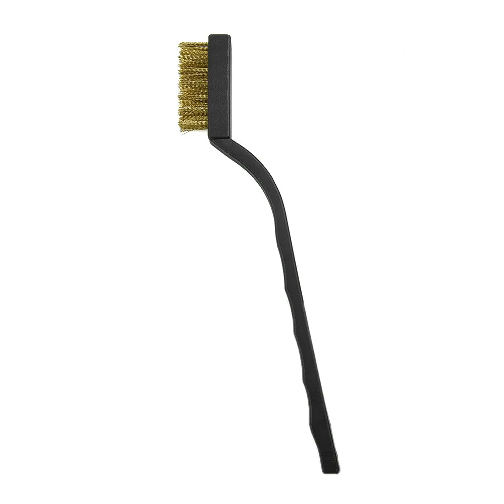 

12pcs Polishing Wire Brushes Scrubbing Metals Removing Rust Paint Cleaning Window Door Flooring Gap Burring Tools
