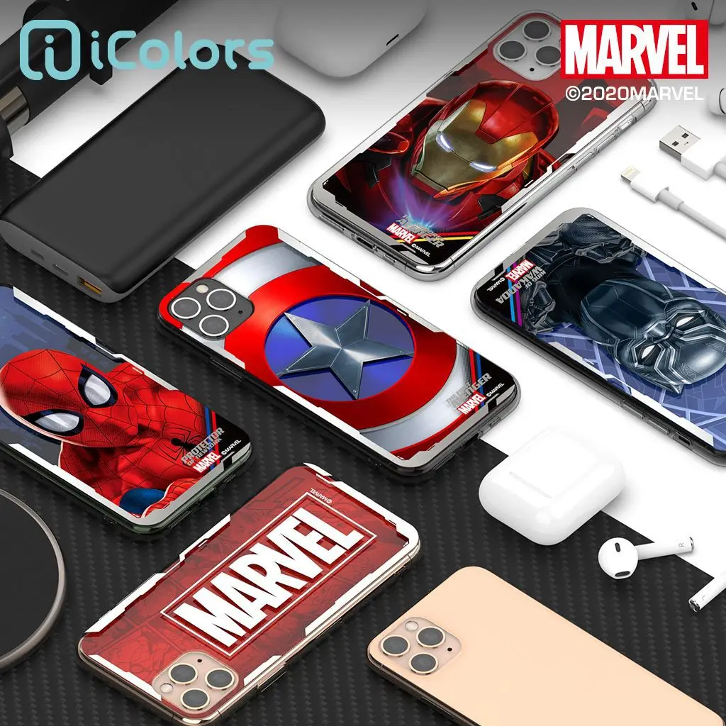 

Двухслойная Защитная пленка для смартфона Marvel IMD, подходит для капитана Железного человека из США