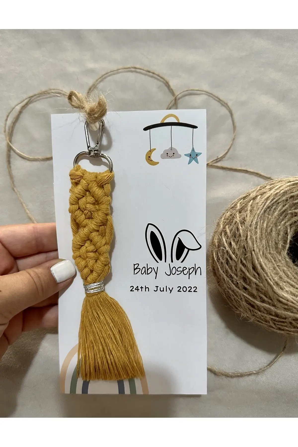 

Tassel Handmade Gift Macrame 10 Pieces Macrame Gift Keychain