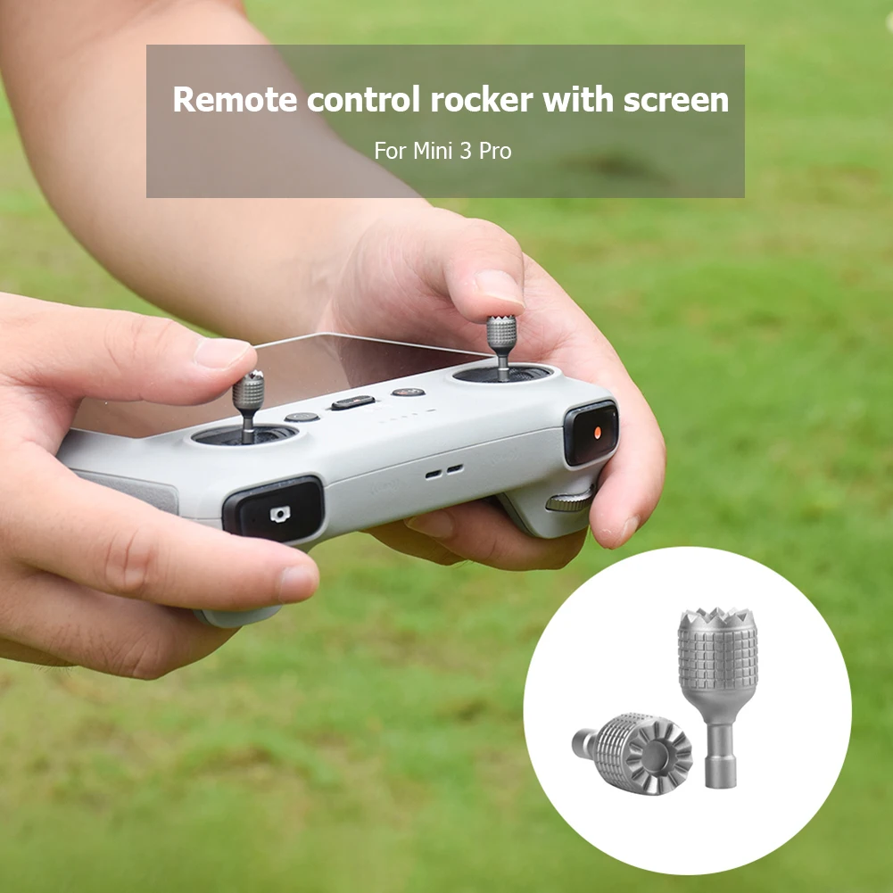 

2pcs For DJI Mini 3 Pro Drone Remote Control Joystick Thumb Rocker Stick Protector Rod for DJI Mini 3 Pro Drone Accessories