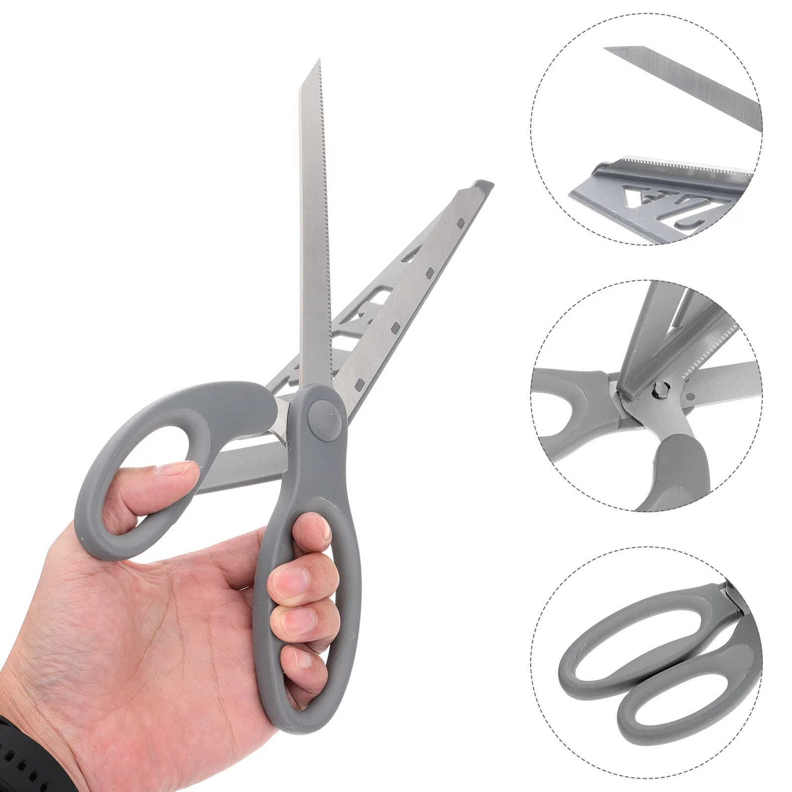 

1Pc Heavy Duty Tailor Scissors Scissors Kitchen Shears Stainless Steel Pizza Scissors Seafood Scissor Cooking Tongs