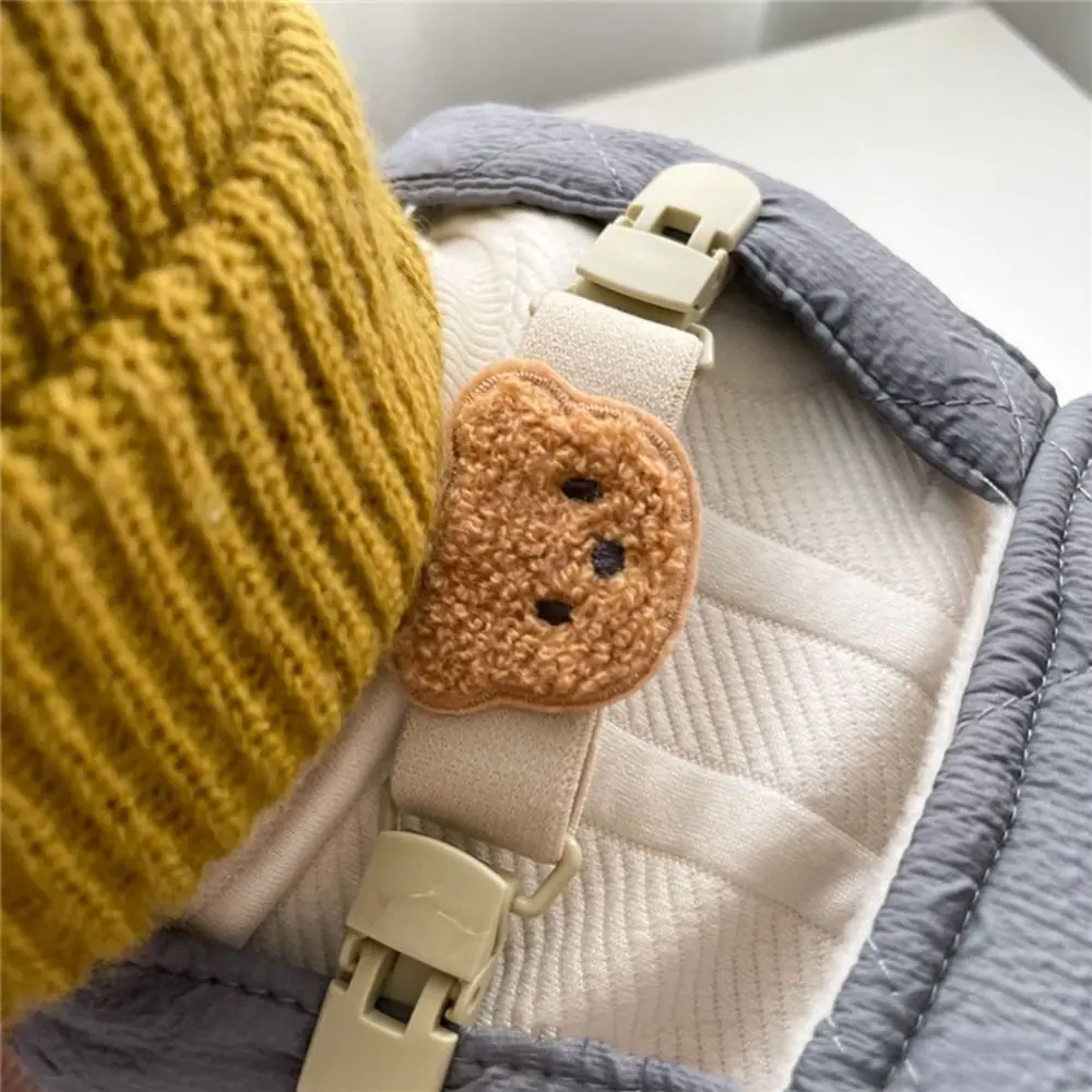 

Elastic Adjustable Backpack Skirt For Baby Hanging Suspenders Clip Bear Strap Clip Shoulder Clip Pants Strap Clip