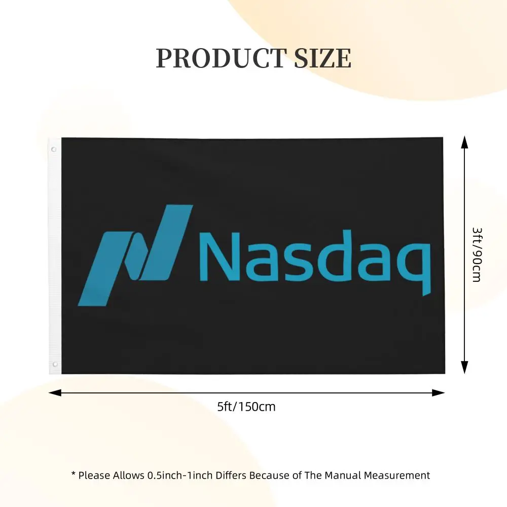 Двухсторонний баннер NASDAQ 3x5 футов