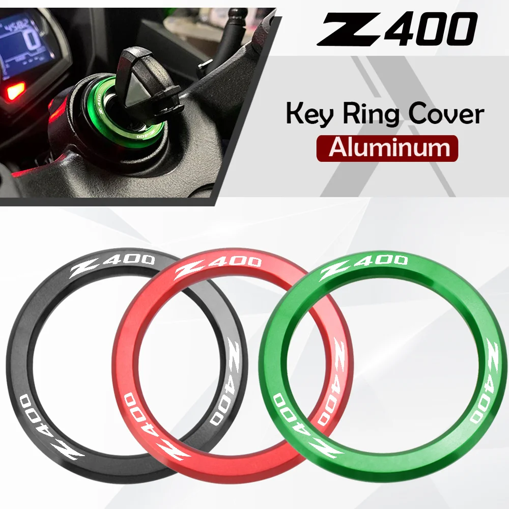 

For KAWASAKI ninja400 ninja Z 400 Z400 2023 2022 2021 2020 2017 2018 2019 Motorcycle CNC Ignition Switch Cover Keyhole Key ring