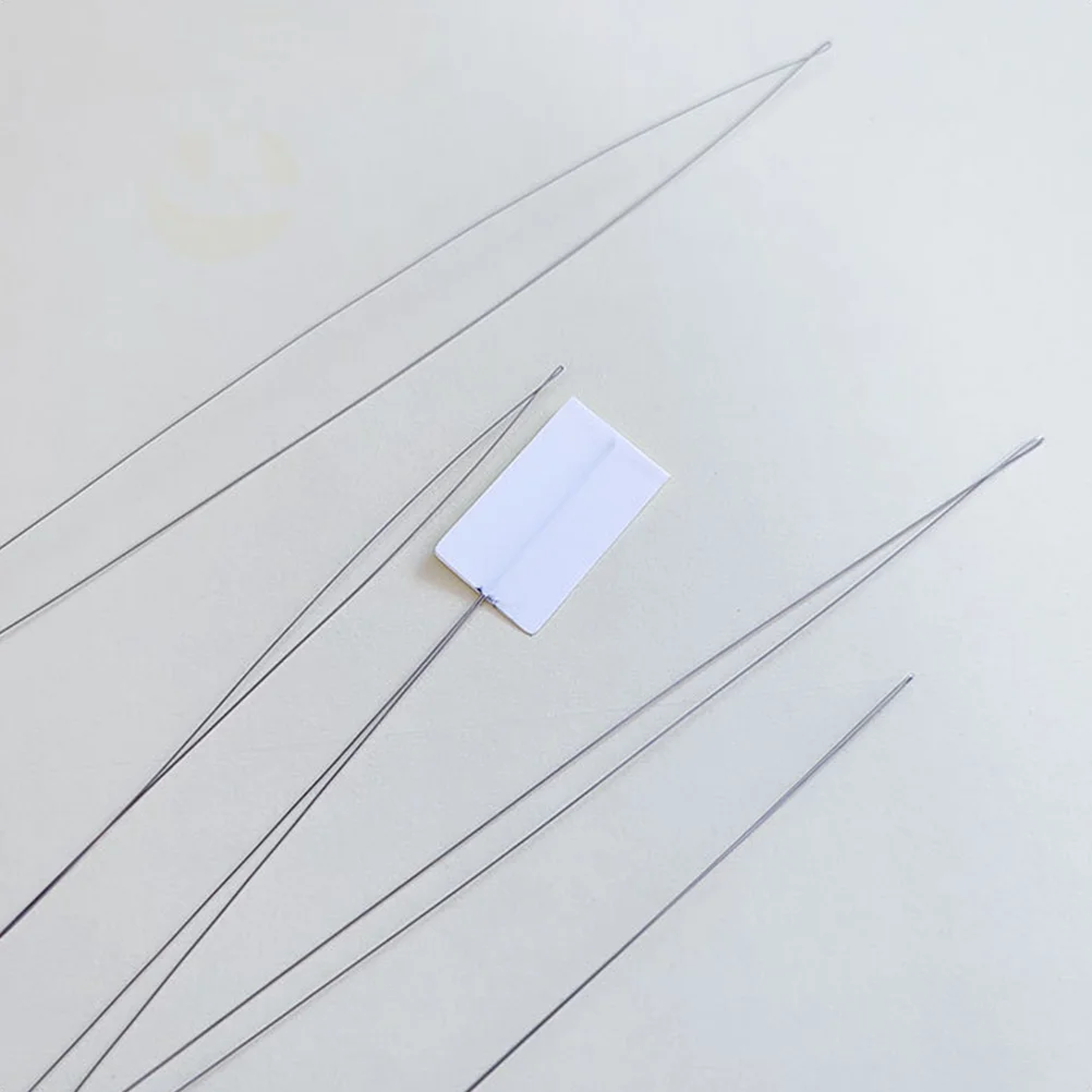 Металлическая игла для домашнего использования 10 шт. компактные иглы глаз белые