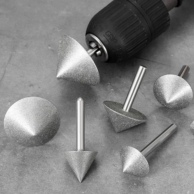 1 шт. алмазная шлифовальная головка с фаской 90 Dregree сверло абразивный круг