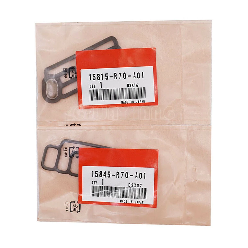 

2Pcs New Cylinder Head Solenoid VTEC Gasket Spool For Honda Accord Acura 15815-R70-A01 15845-R70-A01 15815R70A01 15845R70A01