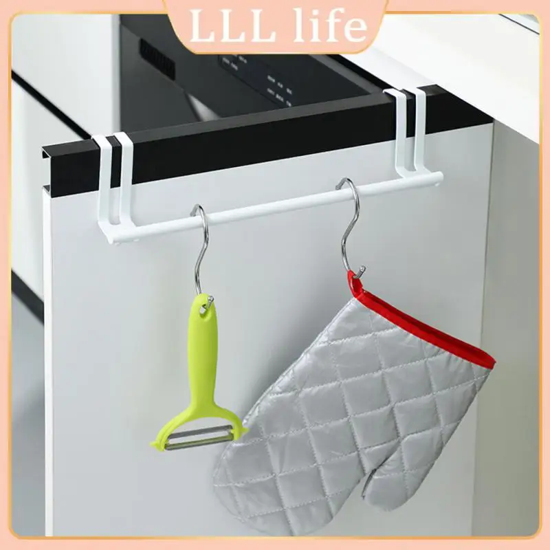 

Stainless Steel Cabinet Towel Rag Rack Household Hanging Holder Multifunction Wall-mounted Towel Racks For Apartments Condos