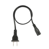 ac power supply adapter cord cable connectors 50cm 2 prong 2 power outlet cord for laptop notebook