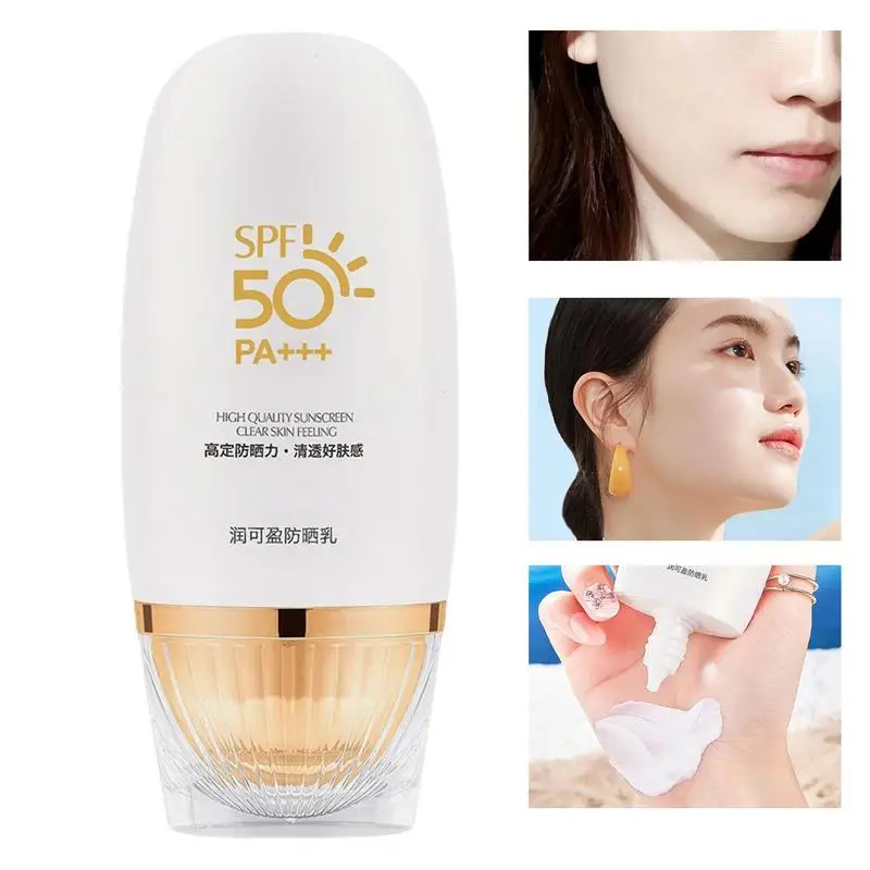 

SPF 50 Sunscreen Long Lasting And Waterproof UV Protection PA+++ Sun Protection Cream UVA/UVB Sunblock For Face And Body