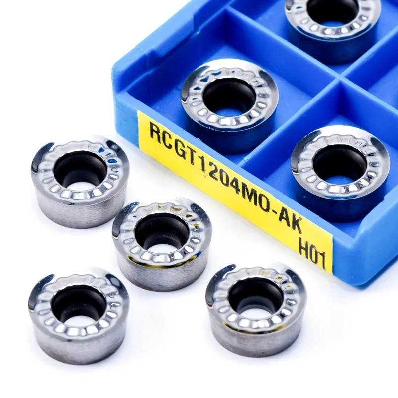 RCGT1204MO AK H01 Токарная вставка из алюминиевого сплава RCGT Оригинальный карбидный