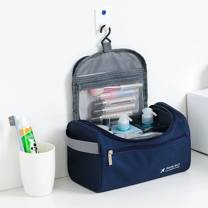 

Men Travel Bag Large Capacity Waterproof Storage Bag Bathroom Toiletries Organizer Multifunctional Women Hook Cosmetic Cases