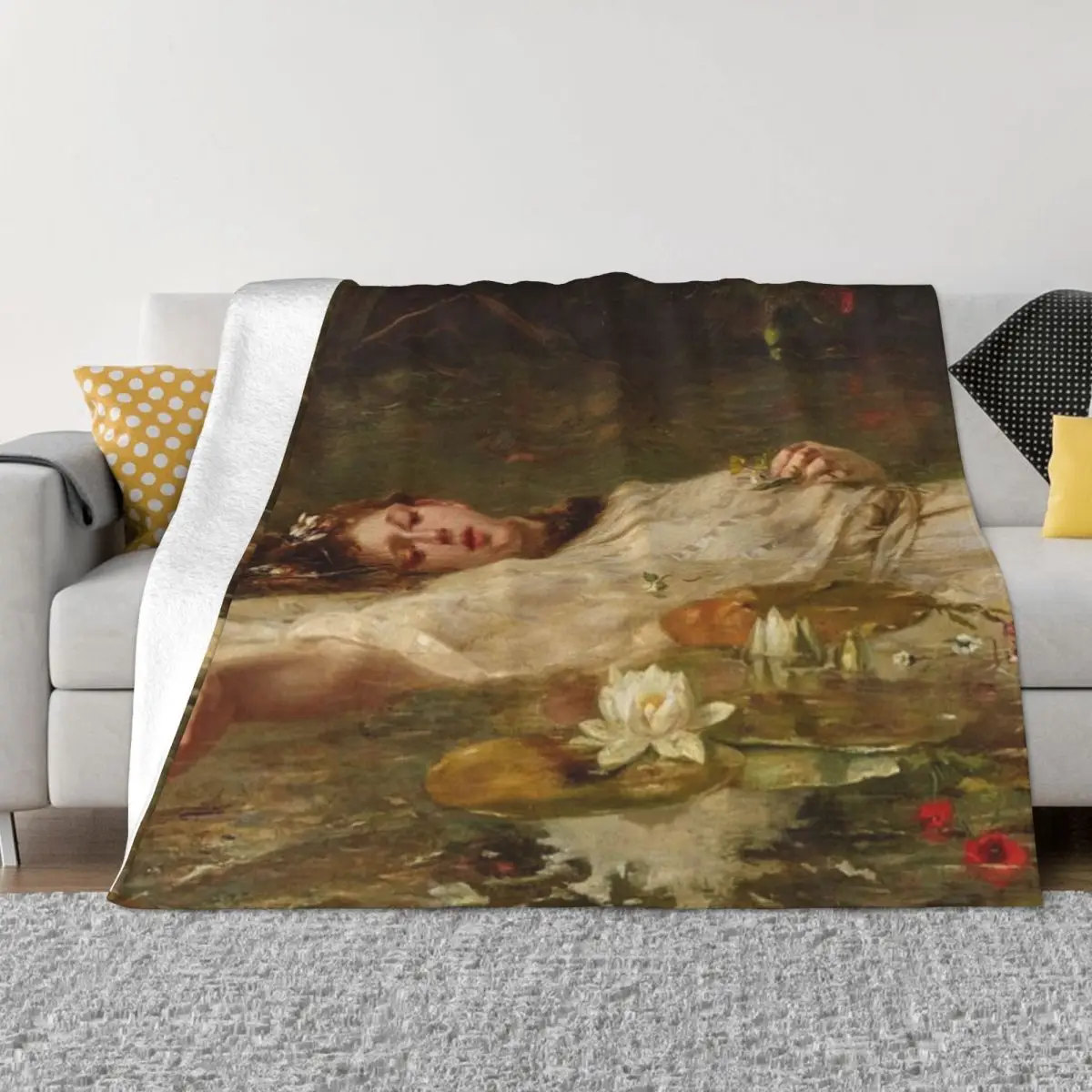 Ультрамягкое Флисовое одеяло Ophelia Фридрих Вильгельм Теодор хайсер