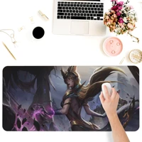 computer office keyboards accessories mouse pads square anti slip desk pad games supplies lol ahri fox large coaster mats rat%c3%b3n
