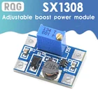 Повышающий преобразователь напряжения 2-24 В в 2-28 в 2 а DC-DC SX1308, регулируемый силовой модуль, для набора сделай сам
