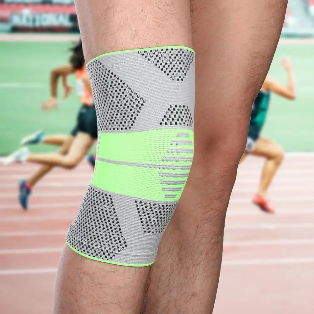 

1 PC Elastic Knee Pads Nylon Sports Fitness Kneepad Fitness Gear Patella Brace Running Basketball Volleyball Support