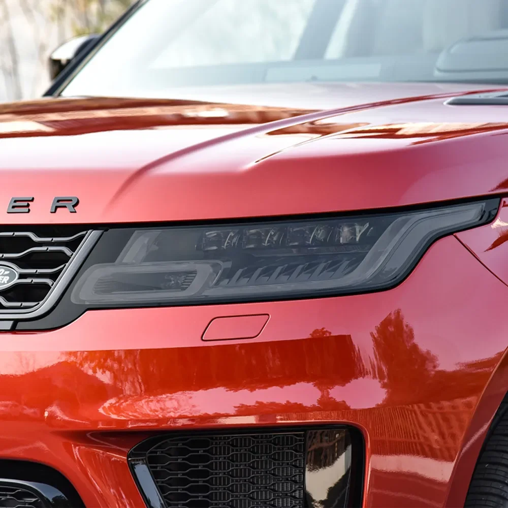 2 шт. для Range Rover Sport L494 2014-настоящее время тонировка автомобильной фары Черная