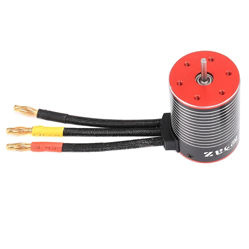 Бесщеточный двигатель 3650 3600 кВ и бесщеточный ESC 60 А водонепроницаемый для 1:10 1/10 RC