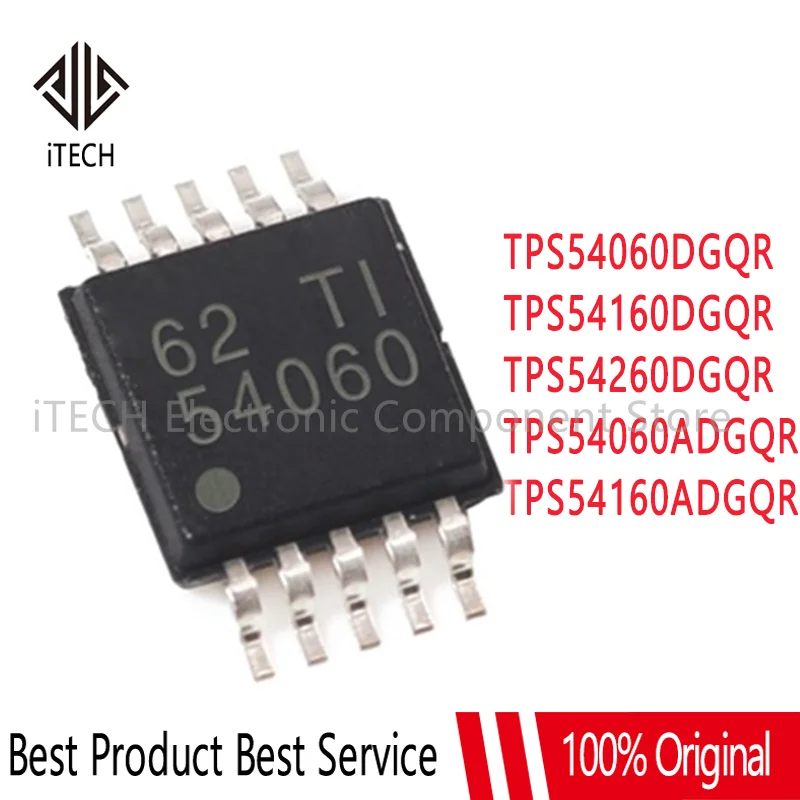 

5Pcs TPS54160DGQR TPS54060 54060 TPS54160 54160 TPS54260 54260 TPS54060 54060 TPS54160 54160 ADGQR MSOP-10 IC Chip In Stock