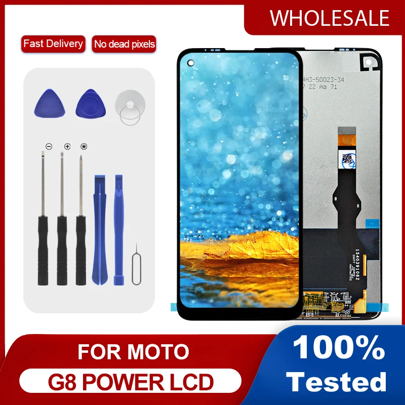 

6.4 Inch For Motorola Moto G8 Power Lcd Touch Screen Digitizer XT2041-1 XT2041-3 Display Assembly With Frame Free Shipping