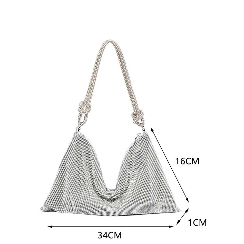 Модная летняя плетеная сумка-мессенджер через плечо с верхней ручкой Стразы