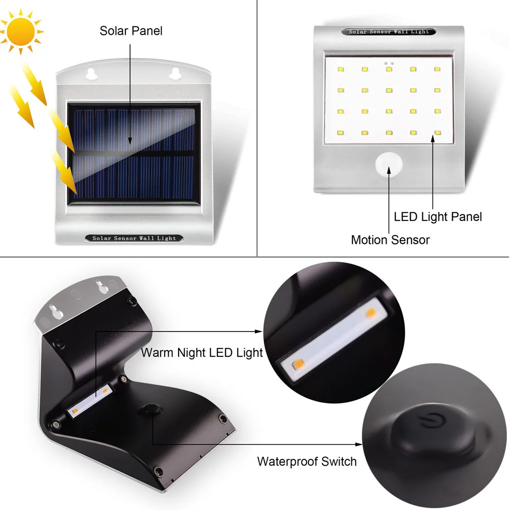 Solar sensor light инструкция на русском