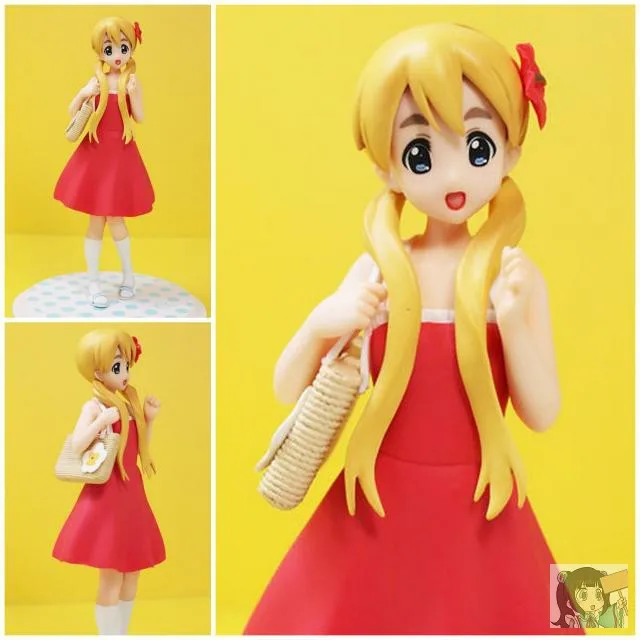 Фото BANDAI Original SQ K-ON! Hiasawa Yui Tsumugi Ritsu Mio Летняя тренировка Аниме Фигурки Украшения Модель Подарок №4