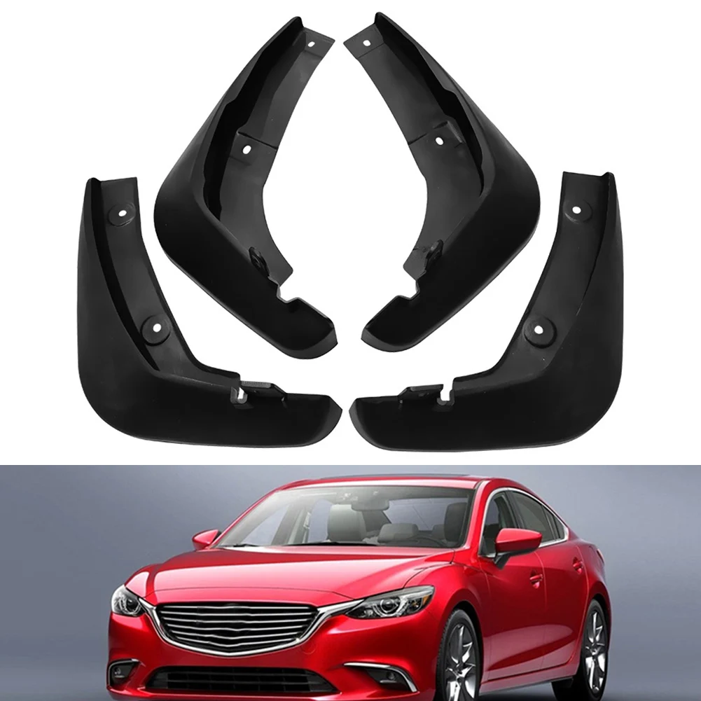 

Car Mudguard Mudguard Black Car Accessories Front Rear Car Mud Flaps Mudguard New Arrivals For Mazda 6 GJ GL Atenza