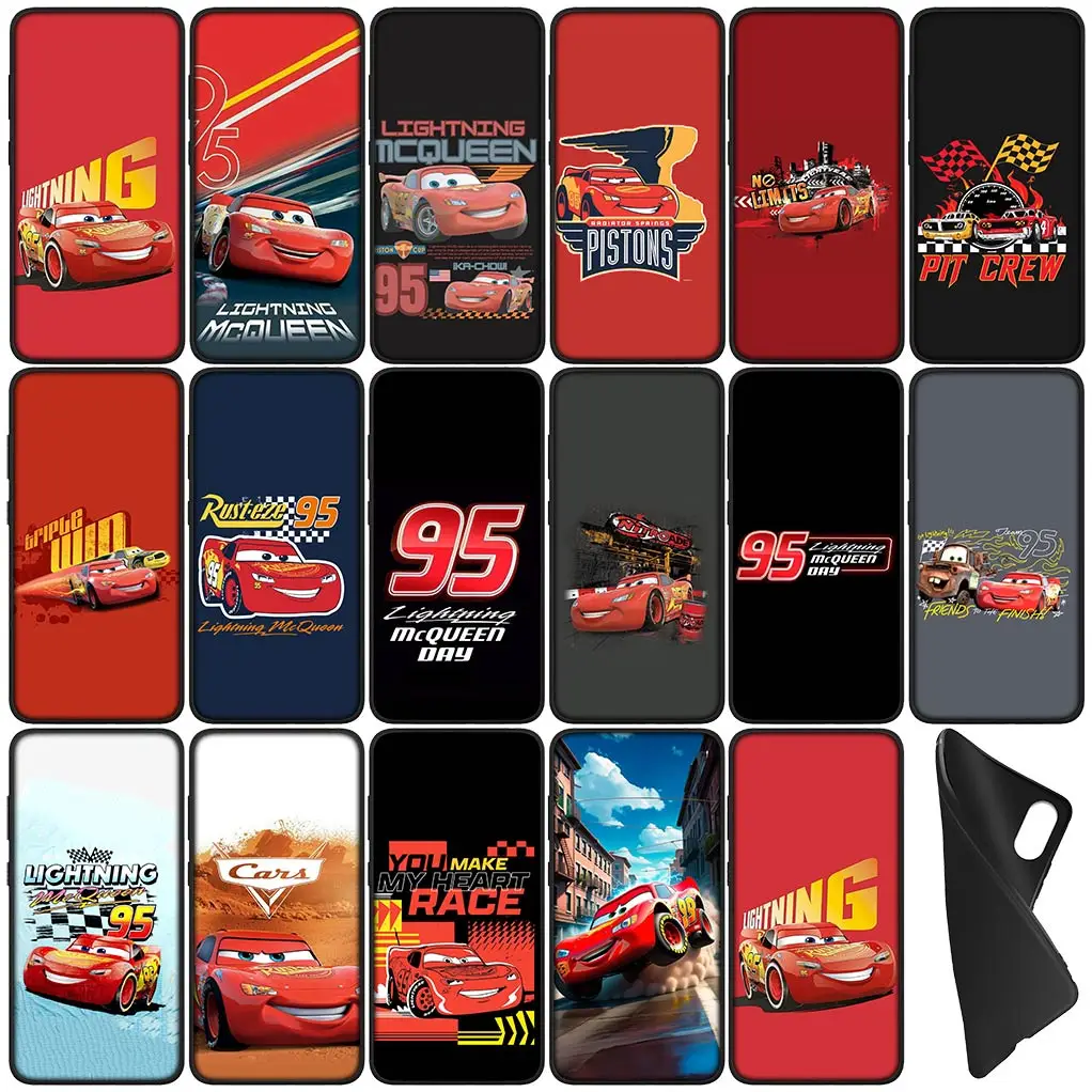 Чехол из ТПУ Cars Lightning Mc Queen 95 McQueen для Xiaomi Redmi Note 10 12 Pro 10A 10C 12C 12s 10S 8T C гибкий корпус