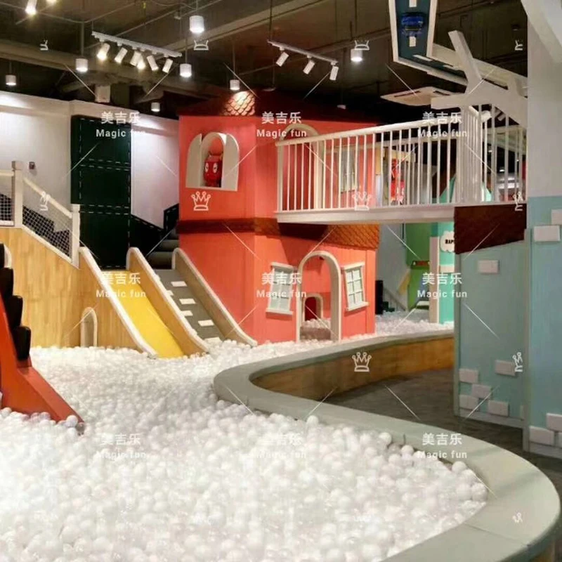 Детская фотоплощадка пластиковая горка для детей детская игровая площадка