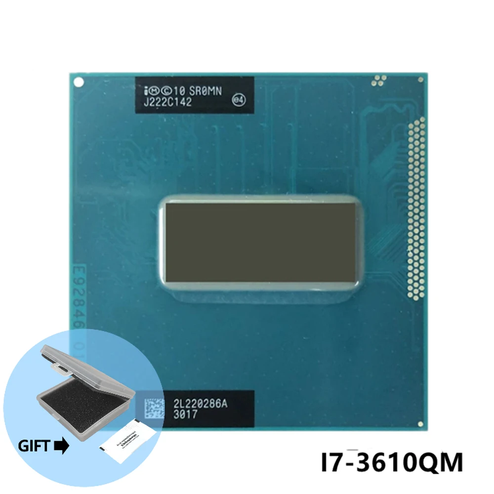 

Процессор Intel Core i7-3610QM i7 3610QM SR0MN 2,3 ГГц четырехъядерный восьмипоточный Процессор 6 Мб 45 Вт Разъем G2 / rPGA988B
