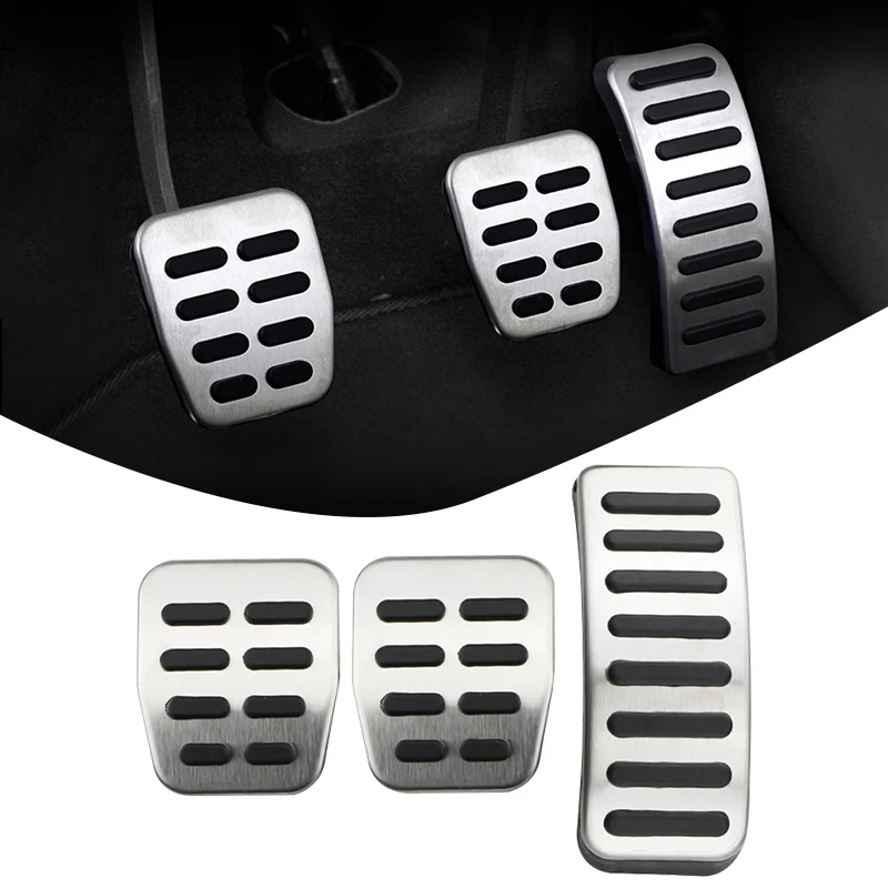 

Car Pedals Foot Fuel Brake Clutch Cover For Volkswagen VW Old Lavida New Polo Bora 2009-2011 2012 2013 Golf 4 For Skoda Octavia
