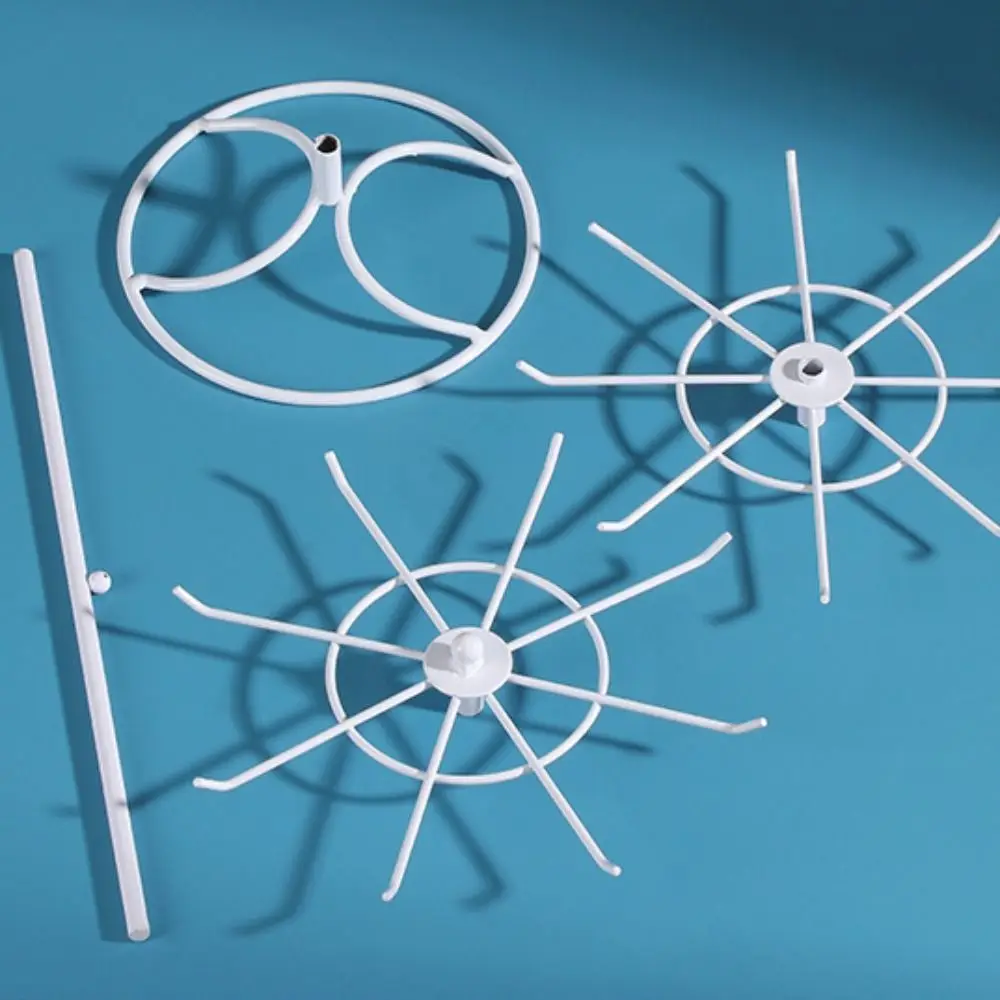 Круглая подставка для ювелирных изделий металлический держатель 2 уровня полка