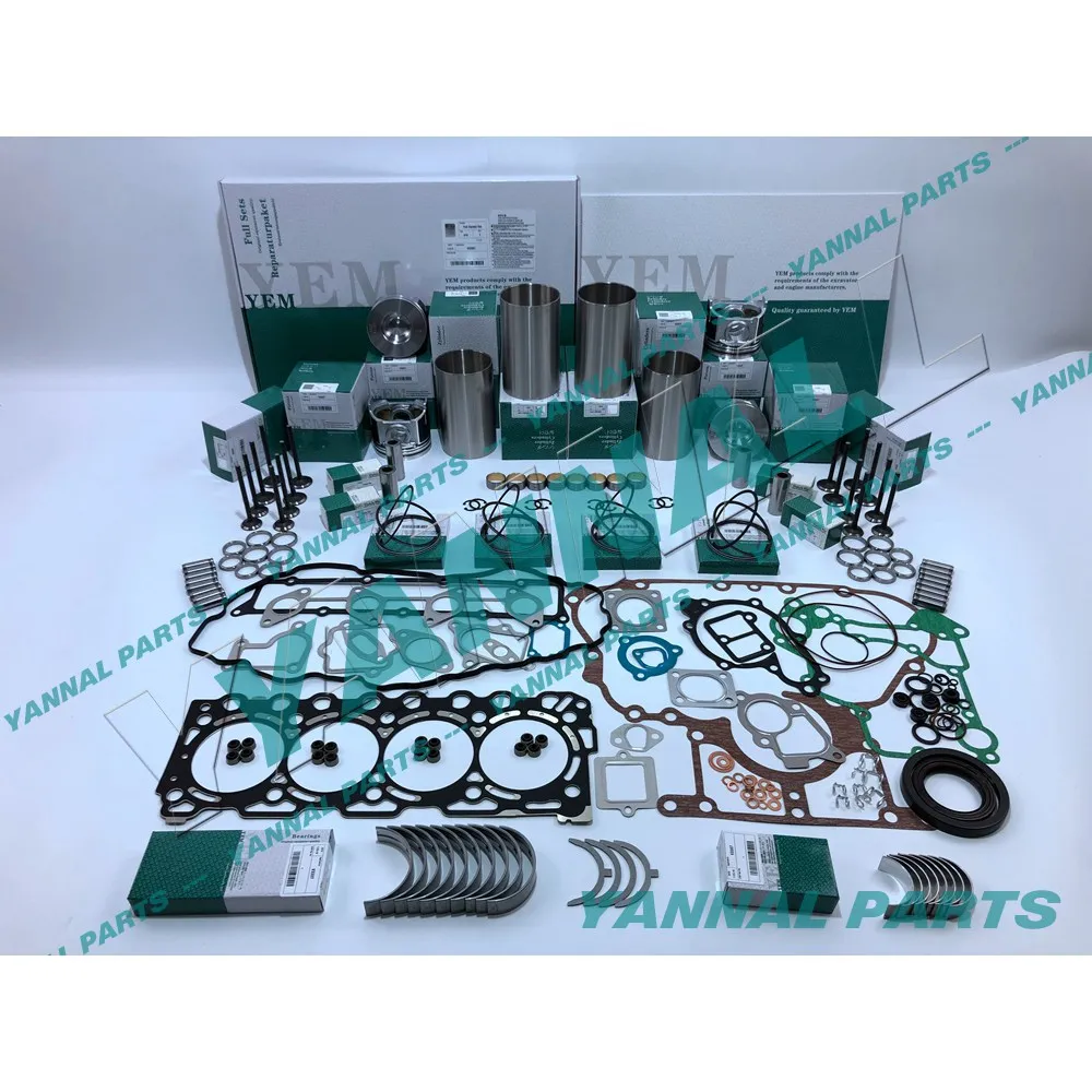 

Комплект для восстановления двигателя для Kubota V3307, водяной насос, светящаяся пробка и надувные блоки для трактора M6040 S630 S650 Bobcat, мини-погрузч...