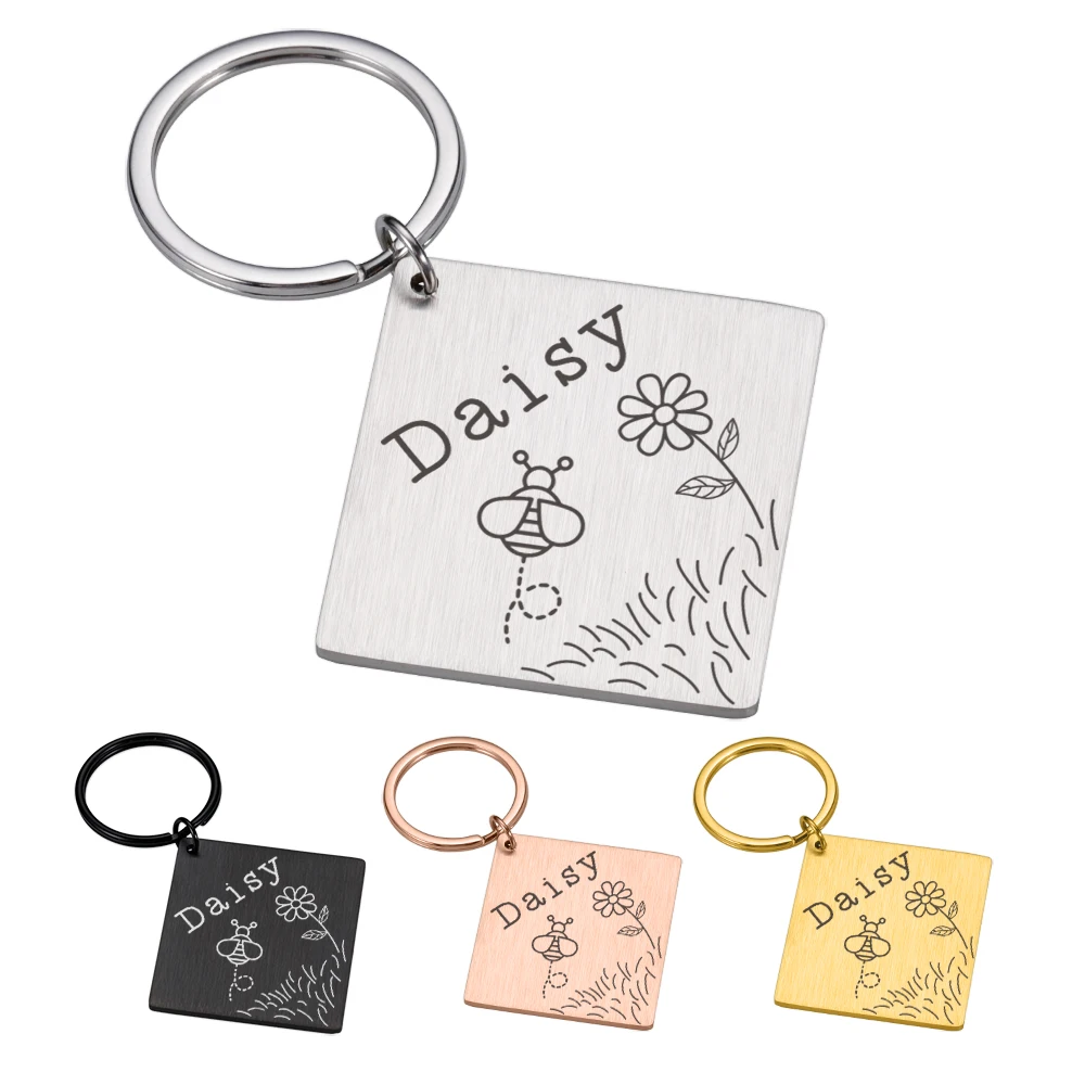 

Именная идентификационная бирка для собак и кошек, Персонализированная бирка из нержавеющей стали с гравировкой, с защитой от потери, аксес...