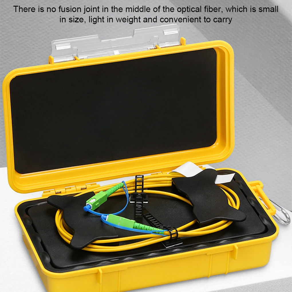 

Fiber Optic Jumpers Box Home Office Hotel Portable Dustproof Optical Extension Cable Converter Networking Accessories