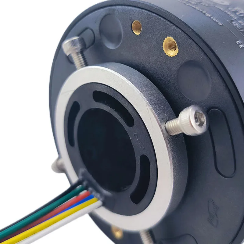 6-проводное проводящее кольцо поворот на 360 градусов коллектор скользящее полая