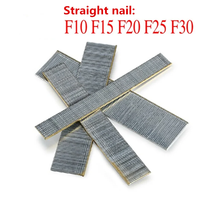 1400Pcs/Pack Eletric Staple Gun Nails F10 F15 F20 F25 F30 410 413 416 419 422 1008 1010