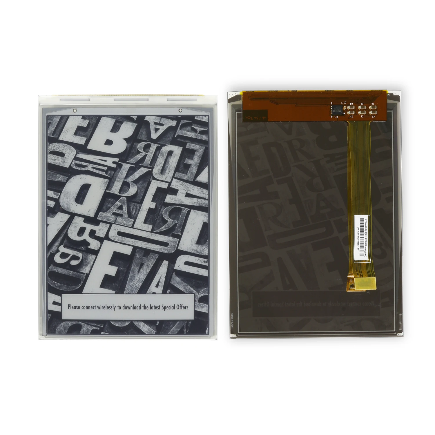 Ecrã Lcd E-ink E-leitores Ed060scg Pocketbook 614 Pb614-y-ru 6