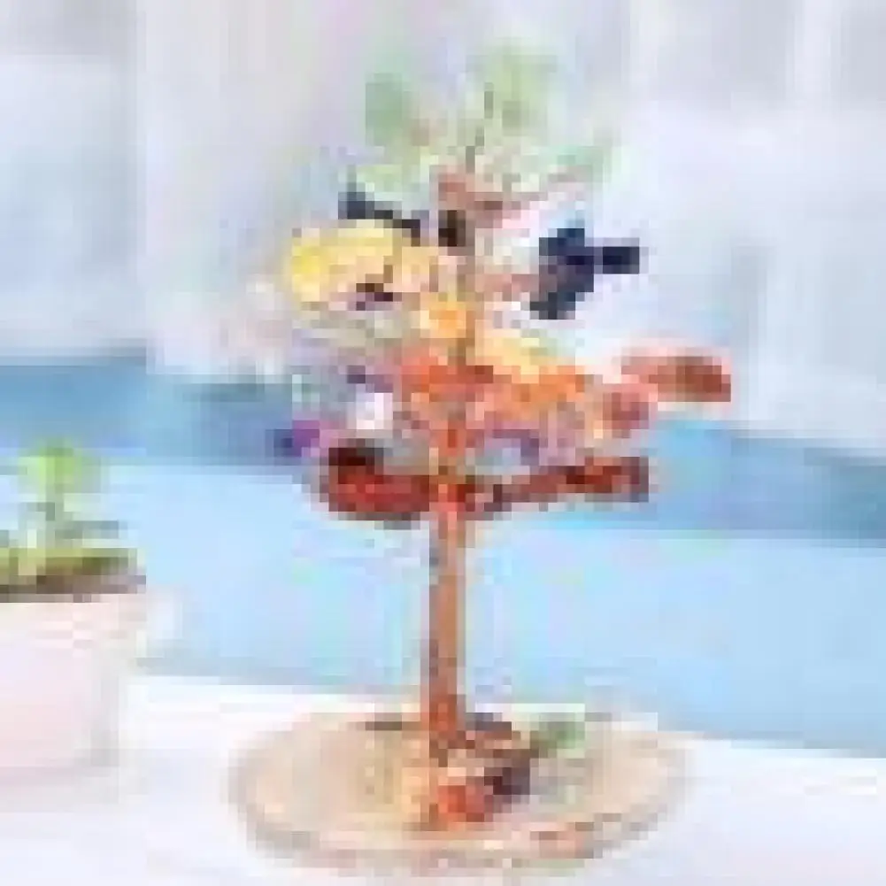 

Artificial Stone Tree Vivid Handcrafted Long Lifespan Positive Energy Fake Crystal Tree for Gifts