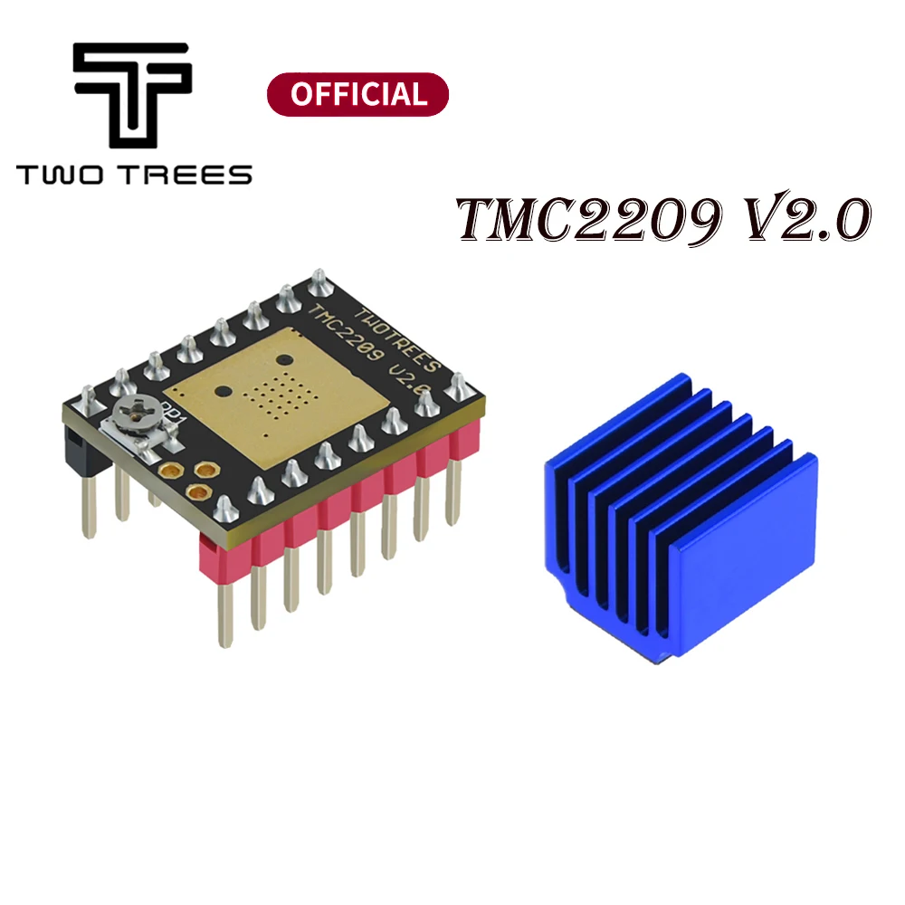 

TMC2209 V2.0 TMC2208 Stepper Motor Driver StepStick 2.5A UART ultra silent For Gen_L Robin Nano SKR V1.3 mini E3 for Ender 3