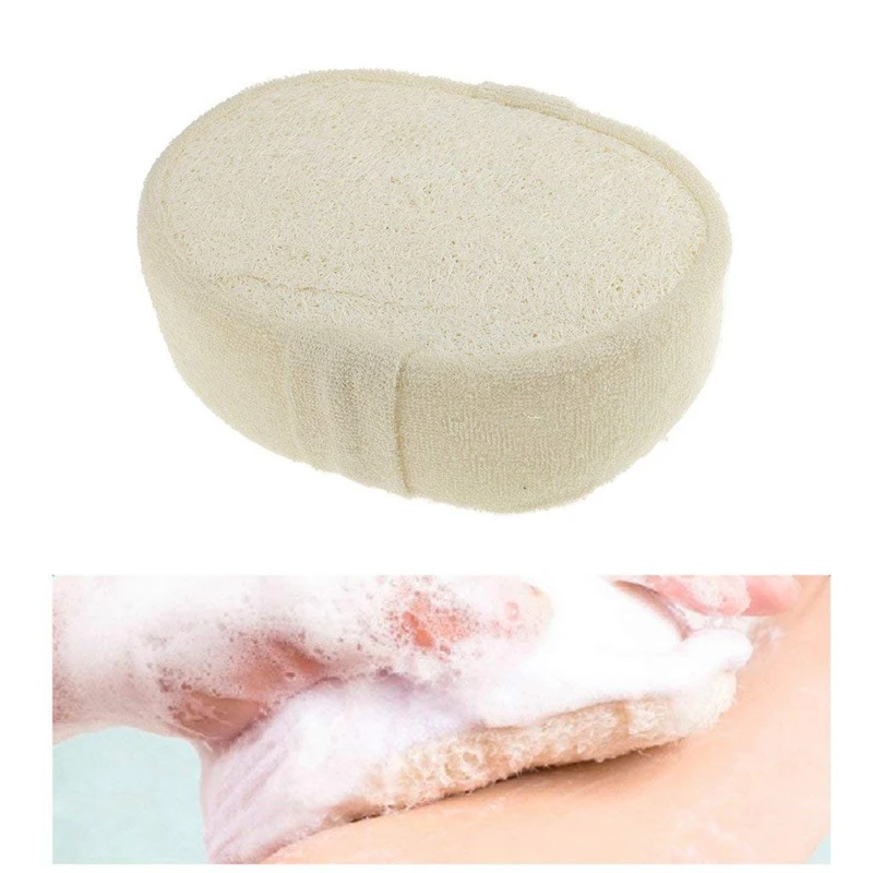

3X Natural Luffa Sponge Bath Ball Shower Scrub For Whole Body Healthy Massage Brush