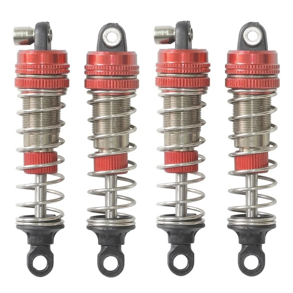 

4 шт. металлический амортизатор для Xinlehong Q901 Q902 Q903 9130 9135 9136 9137 9138 Hosim 1/16 обновленные детали для радиоуправляемых автомобилей 1