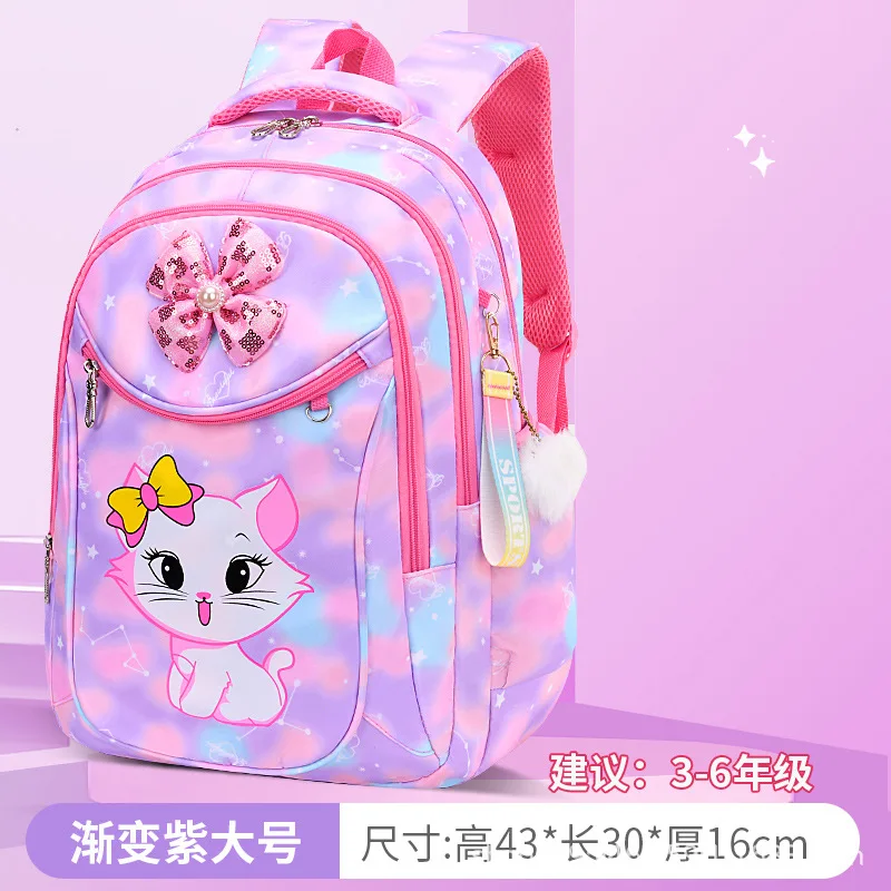 Children School Bags Girls Kids book bag Primary Orthopedic school backpack cat cartoon Backpack schoolbag kids Mochila Infantil