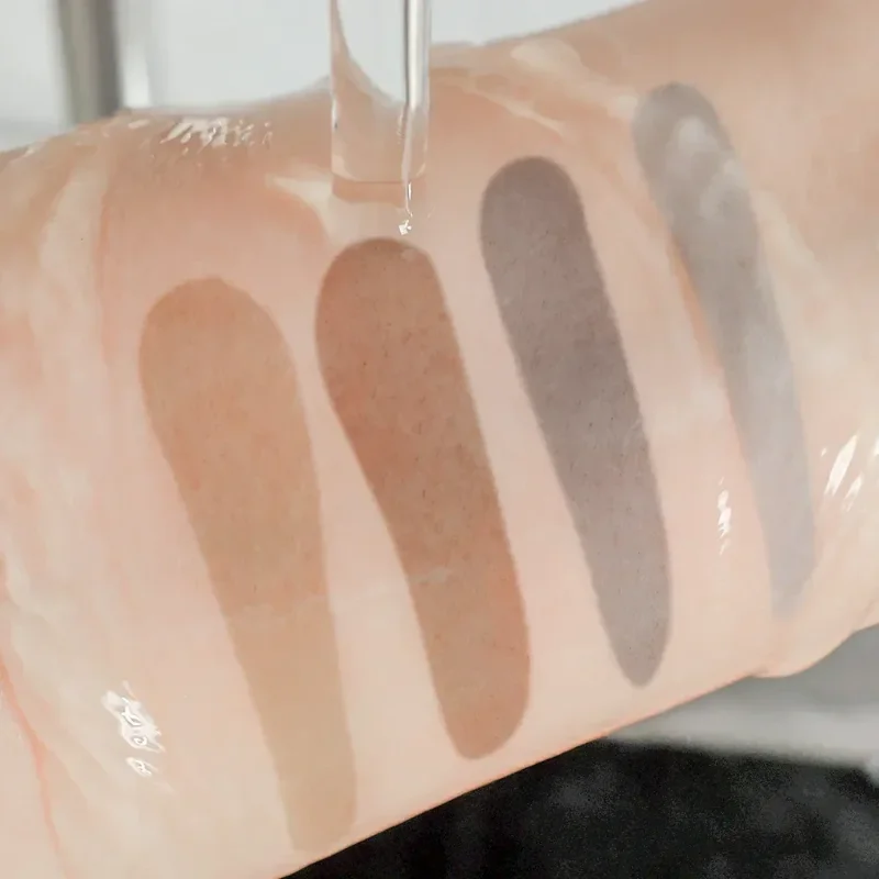 4 цвета гель для бровей макияж водостойкий стойкий полуперманентный