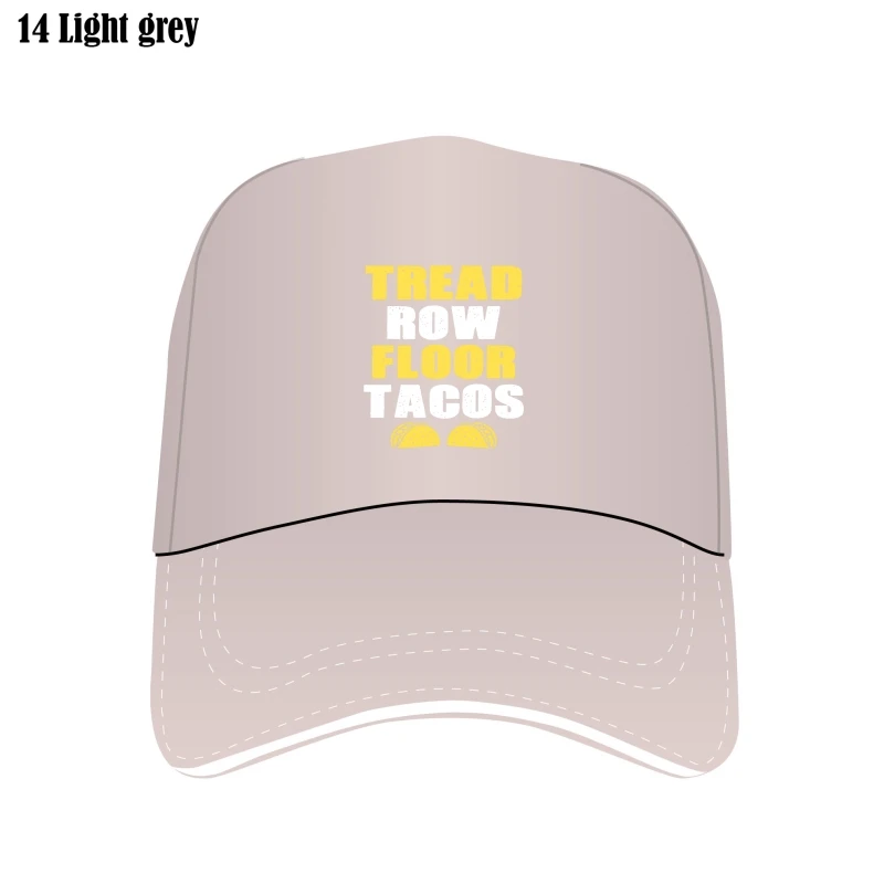 

Tread Row Floor Equals Tacos Funny Workout Bill Hats Camisas Men Cap Caps Bill Hat Wholesale Cotton Hip Hop Design Men'S